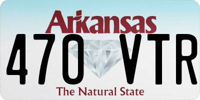 AR license plate 470VTR