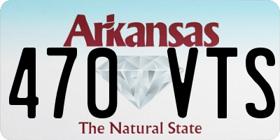 AR license plate 470VTS