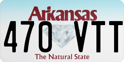 AR license plate 470VTT