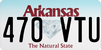 AR license plate 470VTU