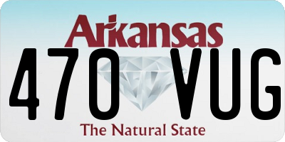 AR license plate 470VUG