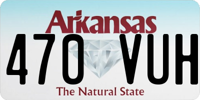 AR license plate 470VUH