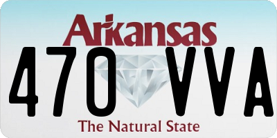 AR license plate 470VVA
