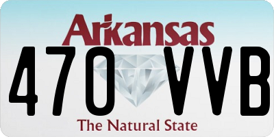 AR license plate 470VVB