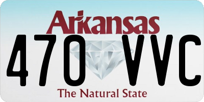 AR license plate 470VVC