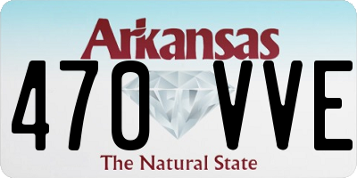 AR license plate 470VVE