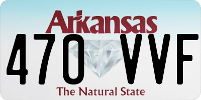 AR license plate 470VVF