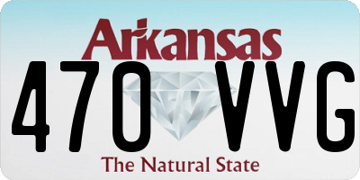 AR license plate 470VVG