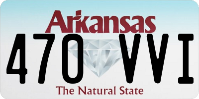 AR license plate 470VVI