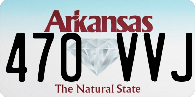 AR license plate 470VVJ