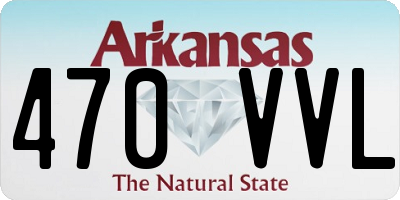 AR license plate 470VVL