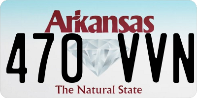 AR license plate 470VVN