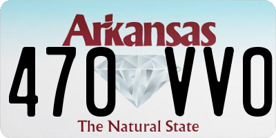 AR license plate 470VVO