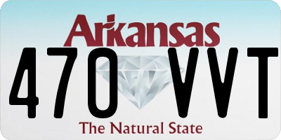 AR license plate 470VVT
