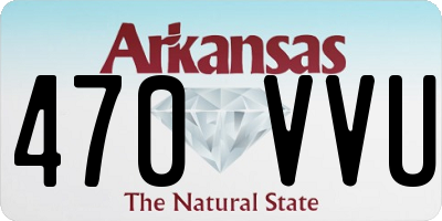 AR license plate 470VVU