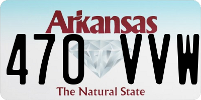 AR license plate 470VVW