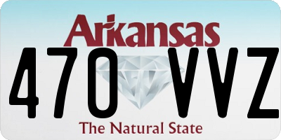 AR license plate 470VVZ