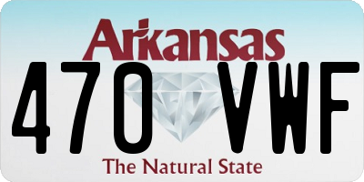 AR license plate 470VWF
