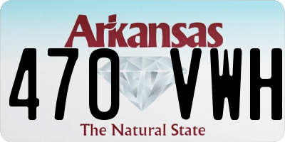 AR license plate 470VWH