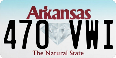 AR license plate 470VWI