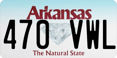 AR license plate 470VWL