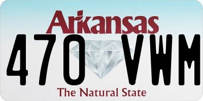 AR license plate 470VWM