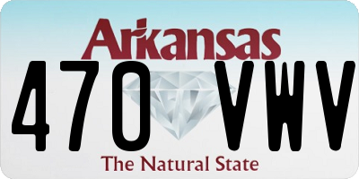 AR license plate 470VWV