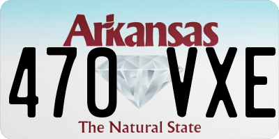 AR license plate 470VXE