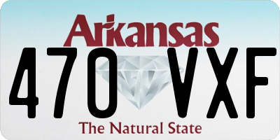 AR license plate 470VXF