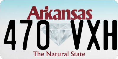 AR license plate 470VXH