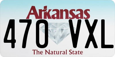 AR license plate 470VXL