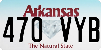 AR license plate 470VYB