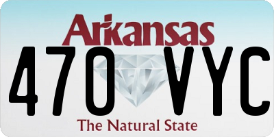 AR license plate 470VYC