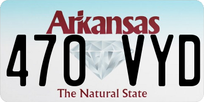 AR license plate 470VYD