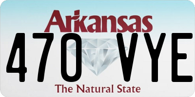 AR license plate 470VYE