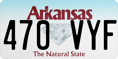 AR license plate 470VYF
