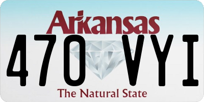 AR license plate 470VYI