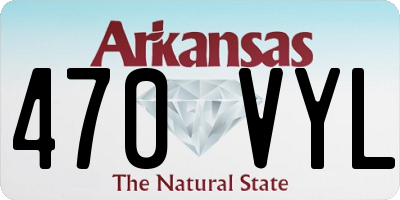 AR license plate 470VYL