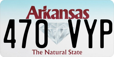 AR license plate 470VYP