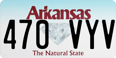 AR license plate 470VYV