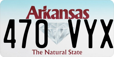 AR license plate 470VYX