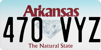AR license plate 470VYZ