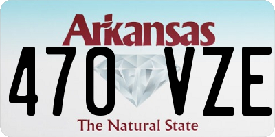 AR license plate 470VZE