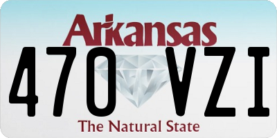 AR license plate 470VZI