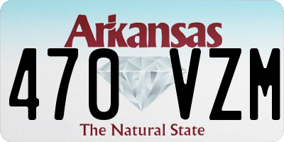 AR license plate 470VZM