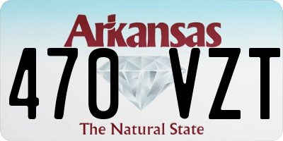 AR license plate 470VZT