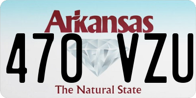 AR license plate 470VZU