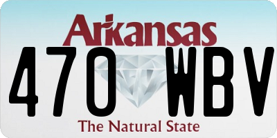 AR license plate 470WBV