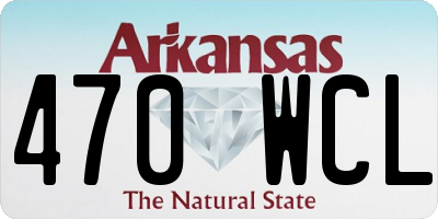 AR license plate 470WCL