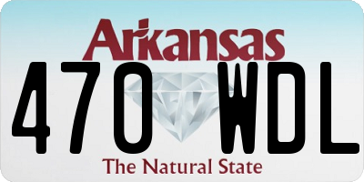 AR license plate 470WDL